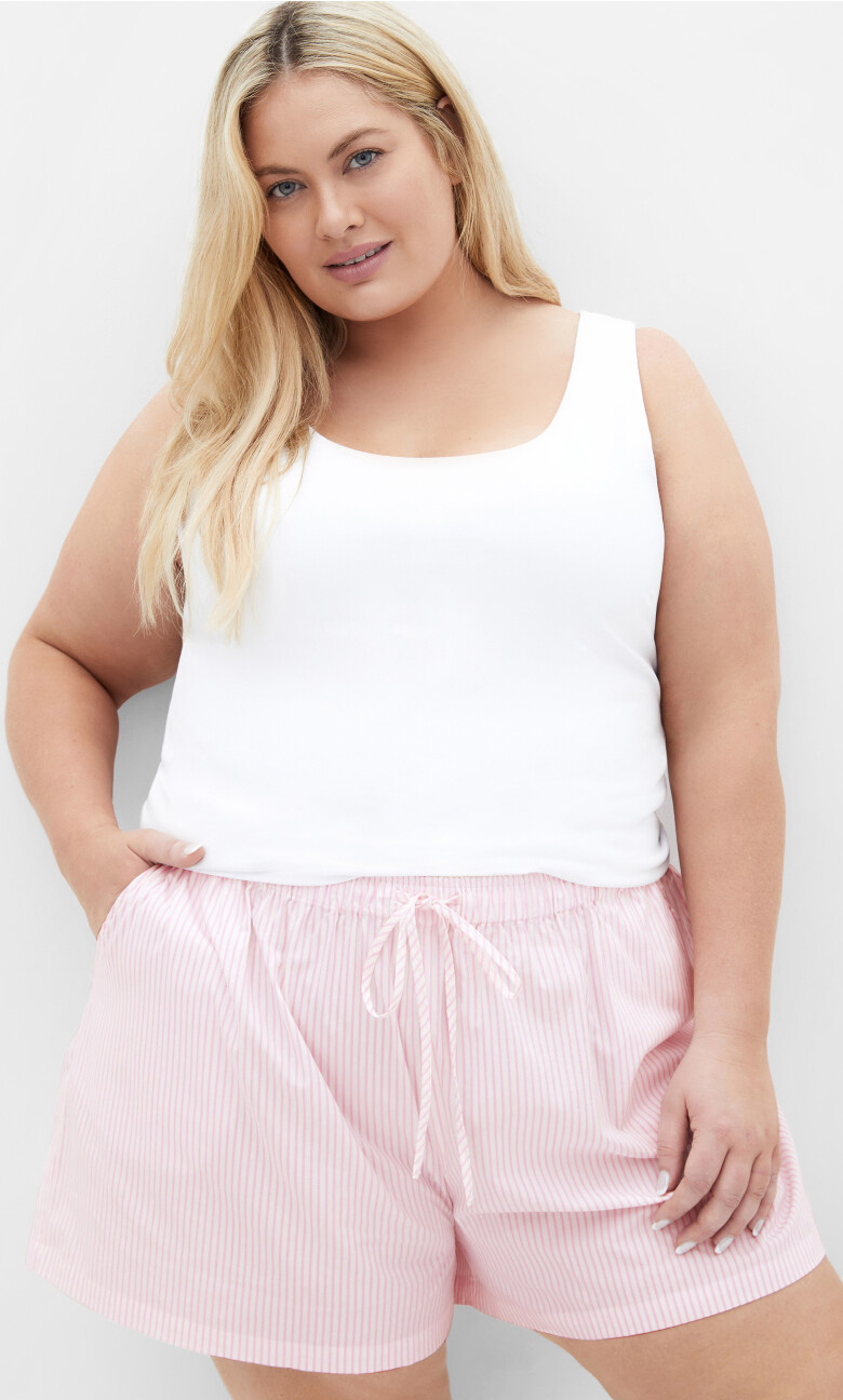 SHORT CORA - Pink Stripe