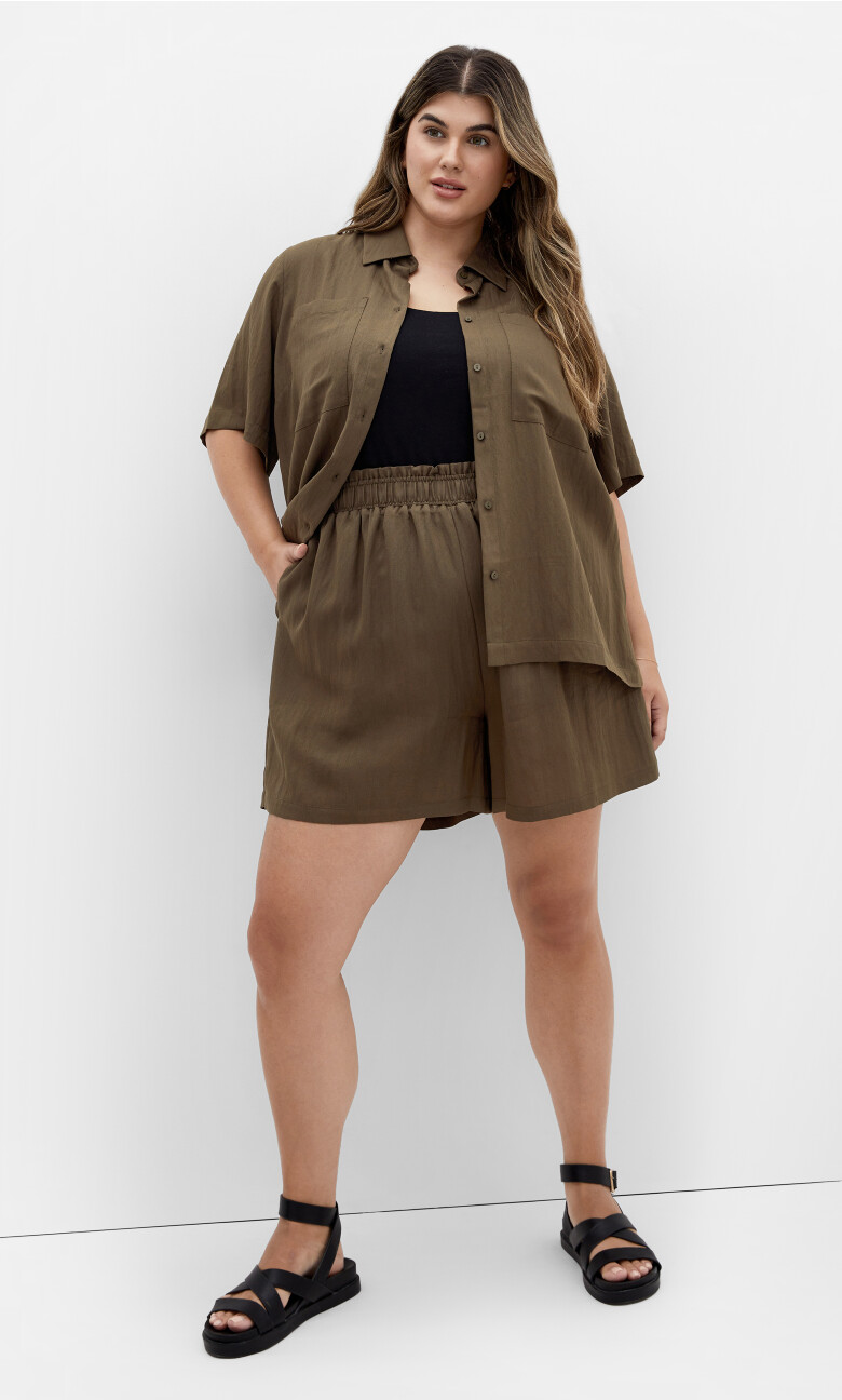 Lily Short - khaki
