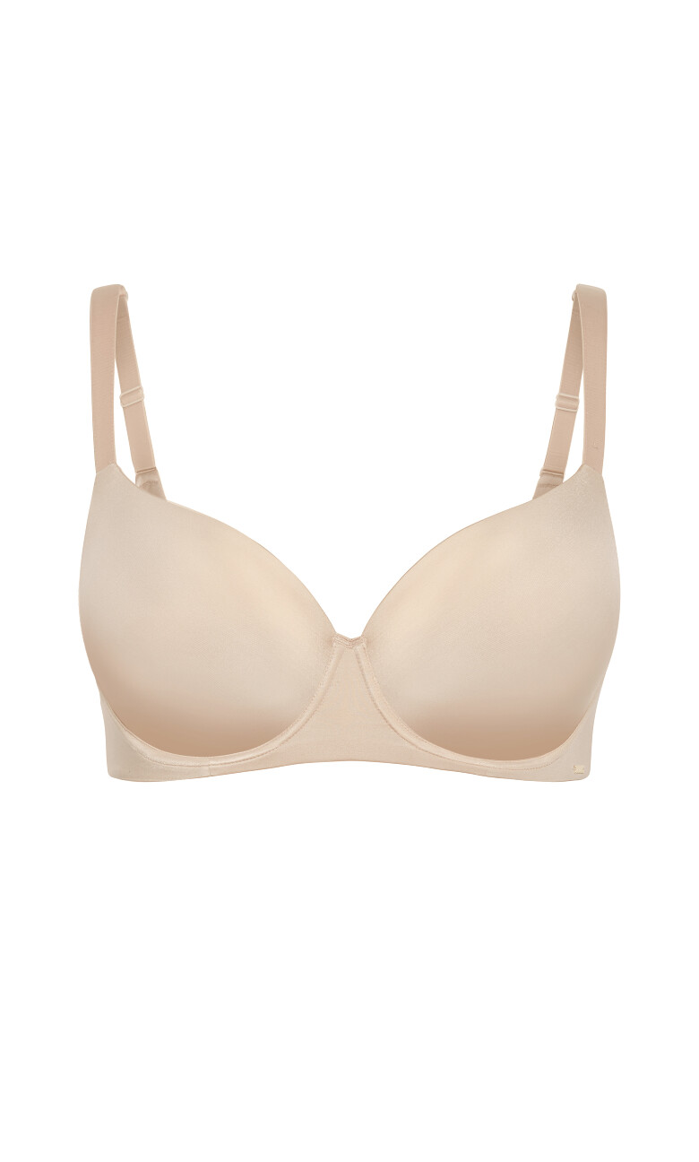 Smooth & Chic T-Shirt Bra - latte