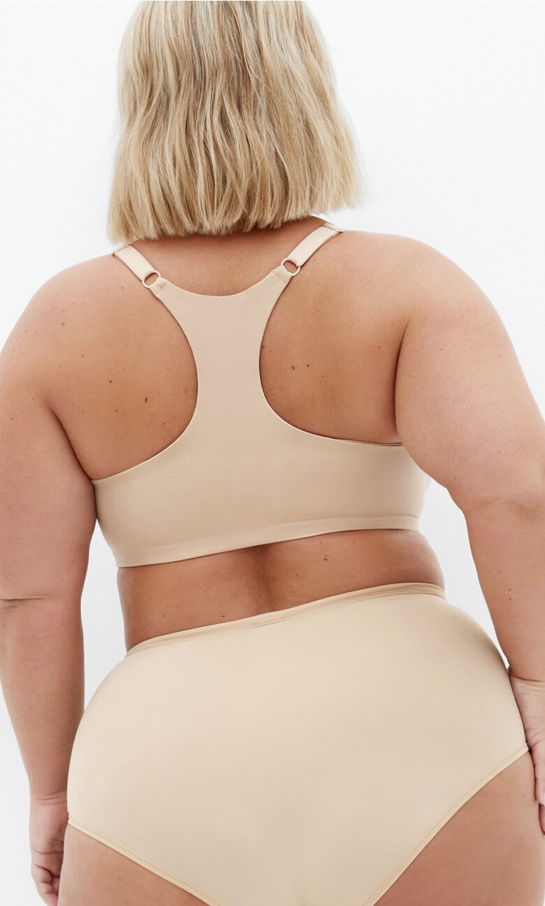 Iris Contour Racerback Bra - latte