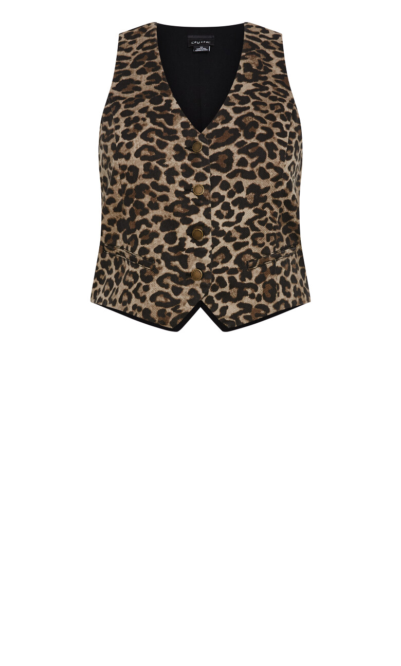 Leopard Vest - leopard