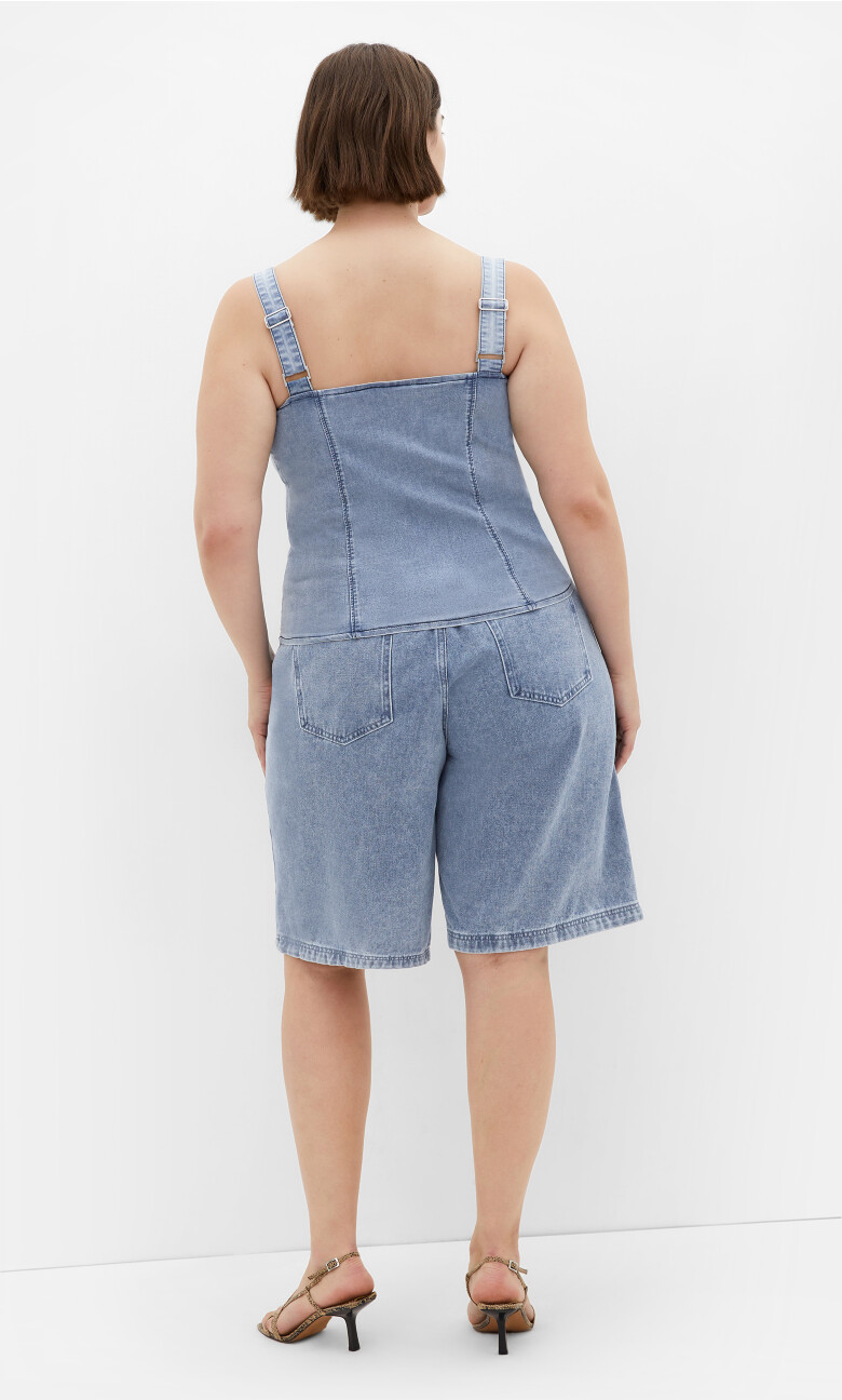 Abbie Denim Top - light wash