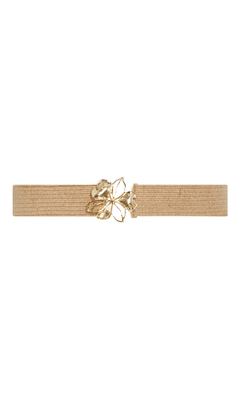 Fleur Belt - tan