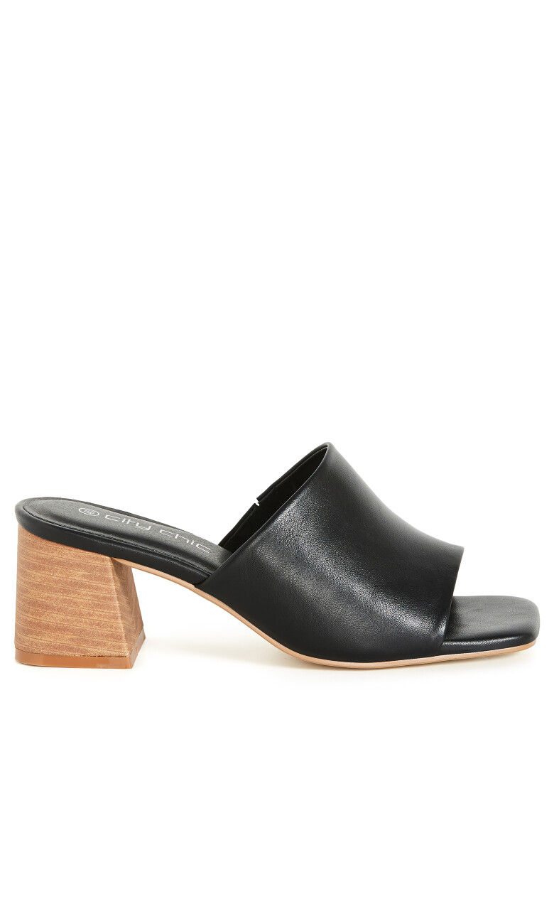 WIDE FIT Hazel Heel - black