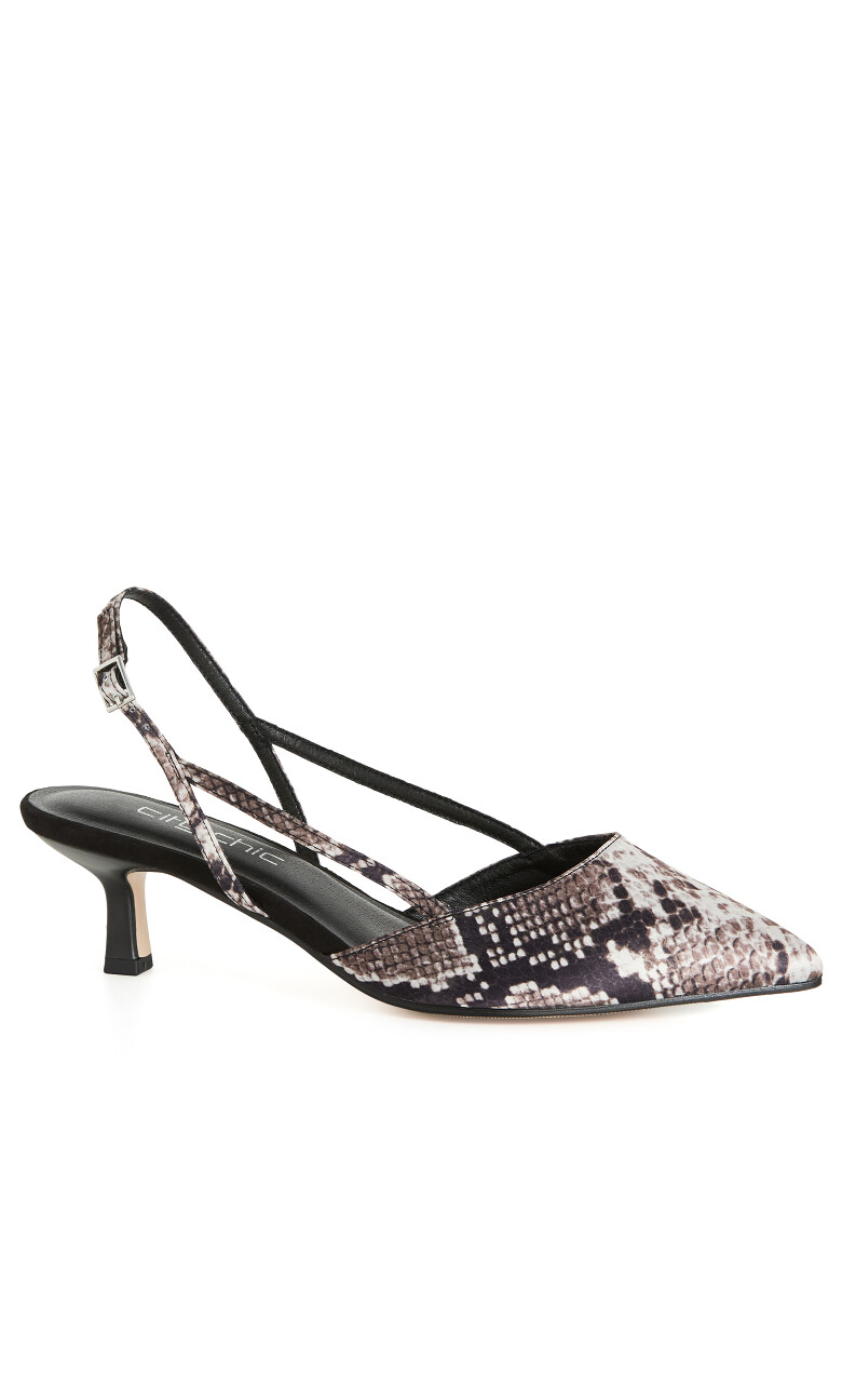 WIDE FIT Mila Slingback - reptile