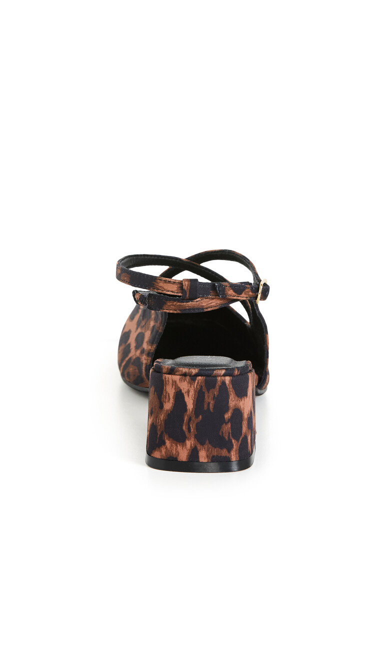 WIDE FIT Luna Heel - leopard