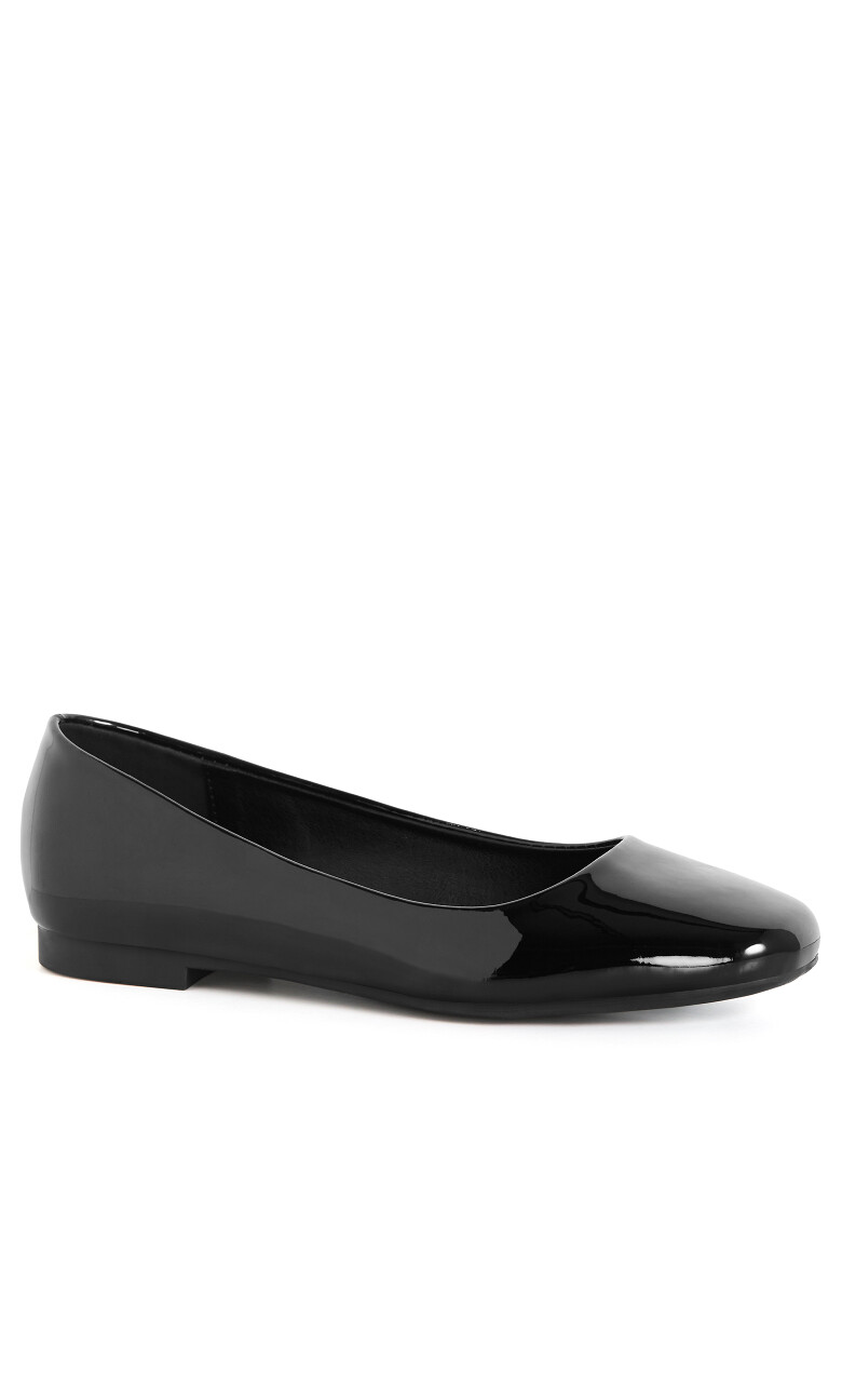 WIDE FIT Rae Ballet Flat - black
