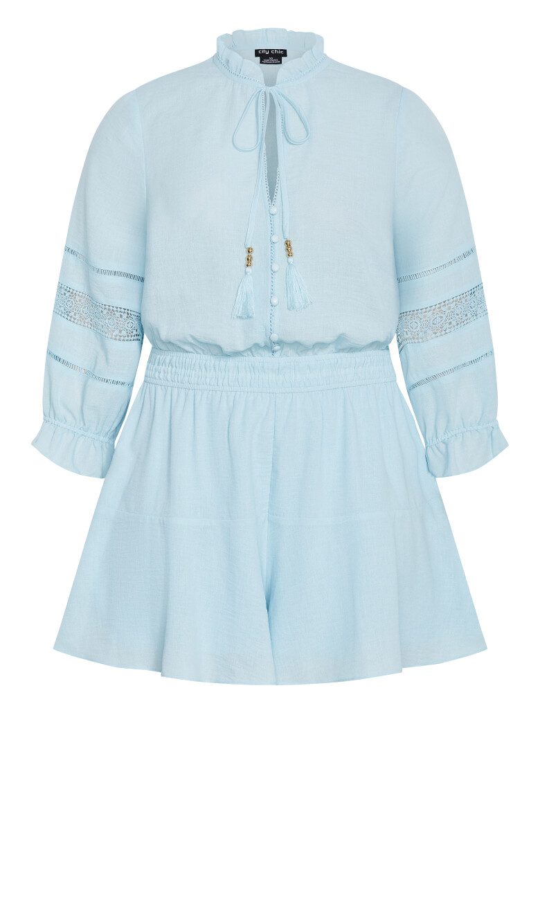 Faye Playsuit - ice blue