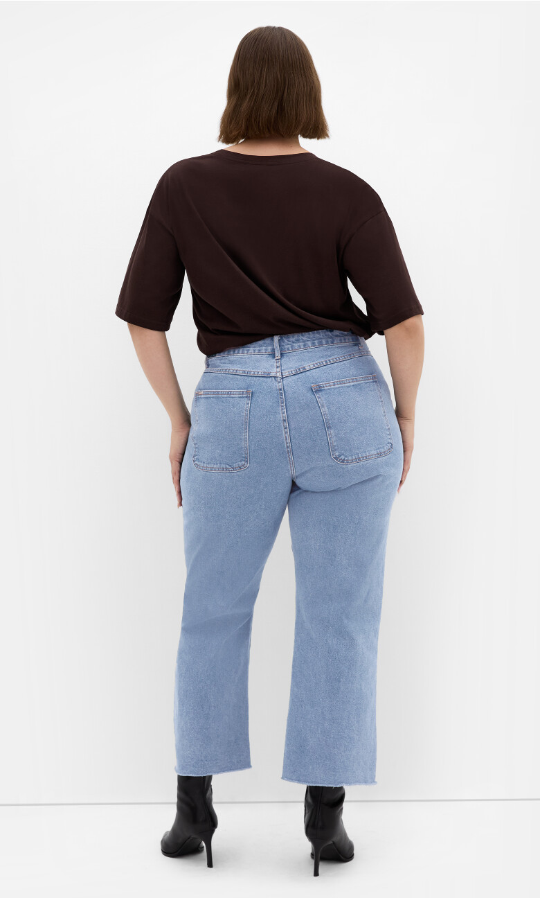 Harley Fit Ellie Wide Leg Jean - light wash
