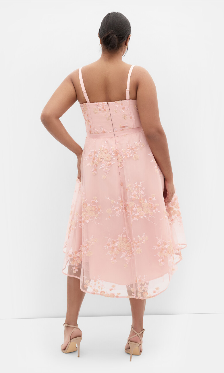 Ambrosia Strapless Tulle Dress - ballet pink