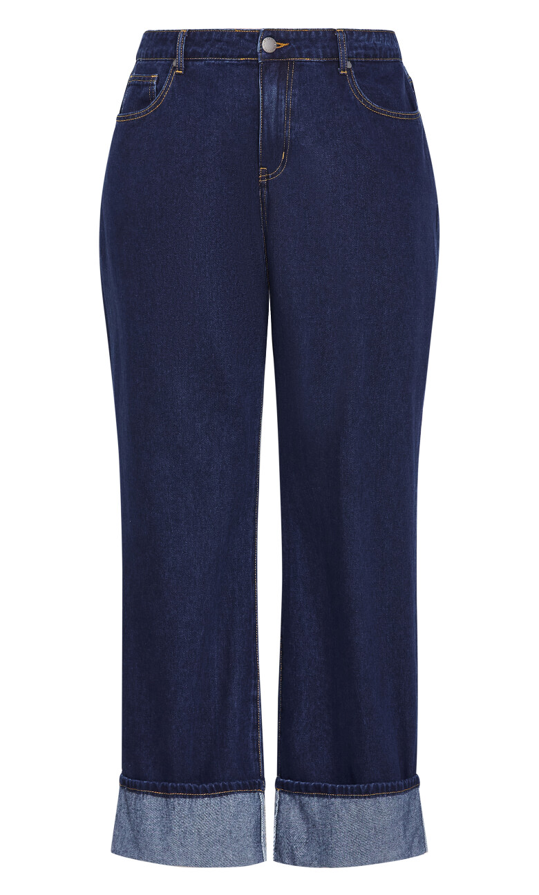 Harley Fit Bella Wide Leg Jean - dark wash