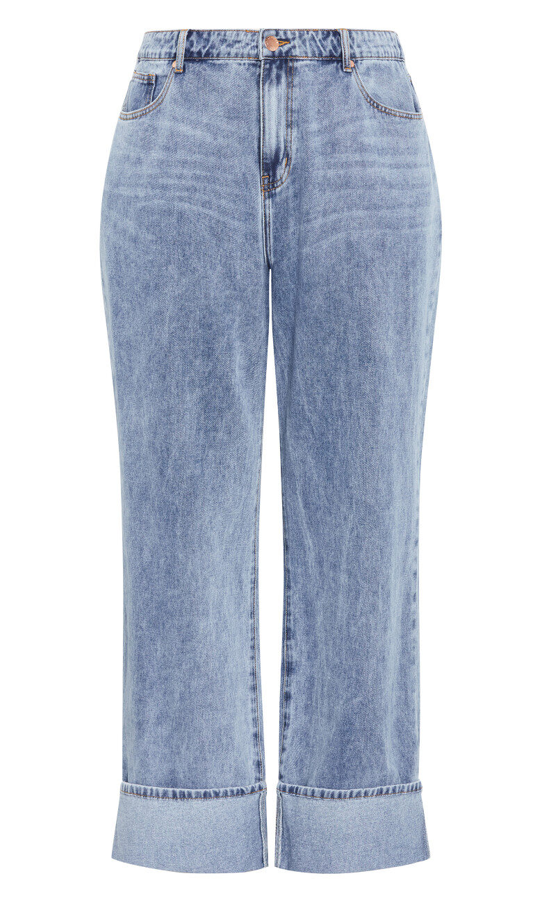 Harley Fit Bella Wide Leg Jean - light wash