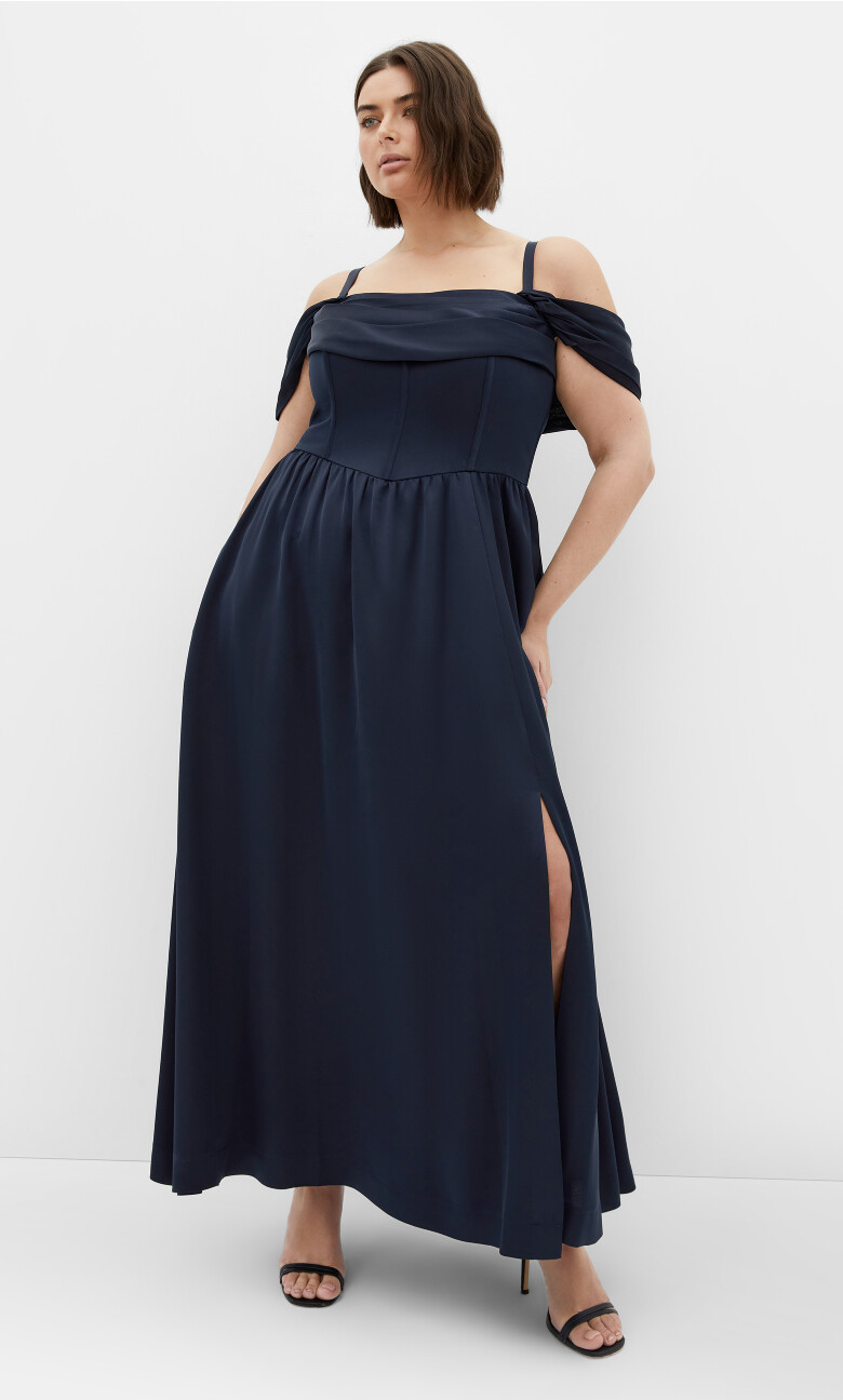 Plus Size Maxi Angel Love - Navy