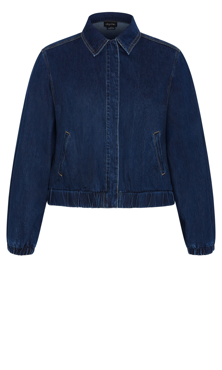 Bria Denim Jacket - dark denim