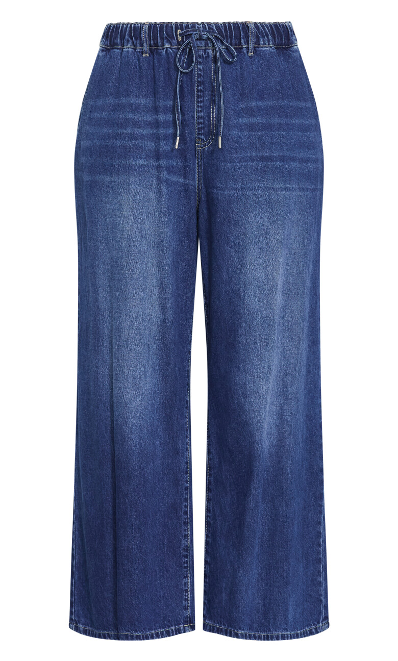 Jorja Wide Leg Jean - mid wash