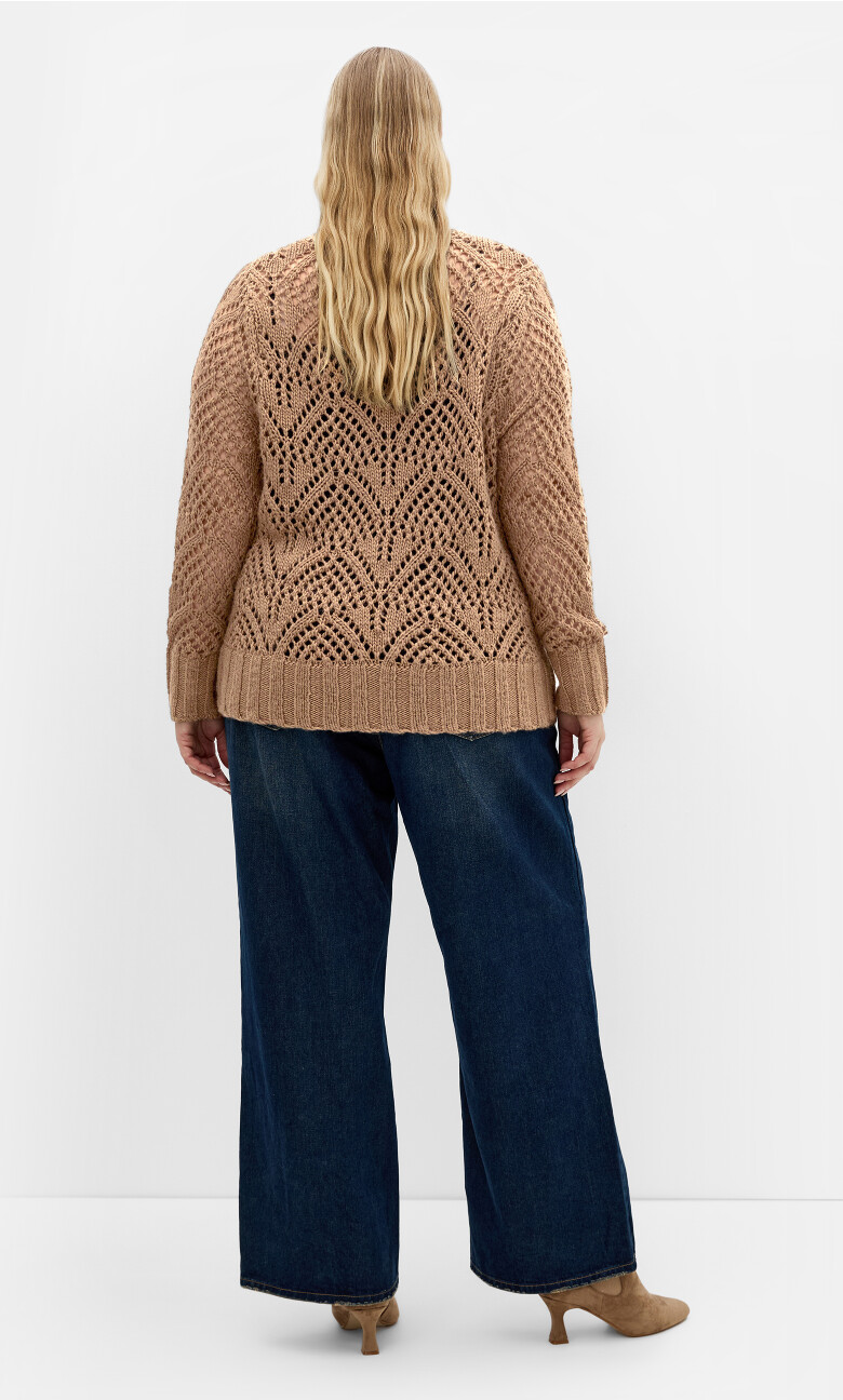Beck Wool Blend Jumper - mushroom