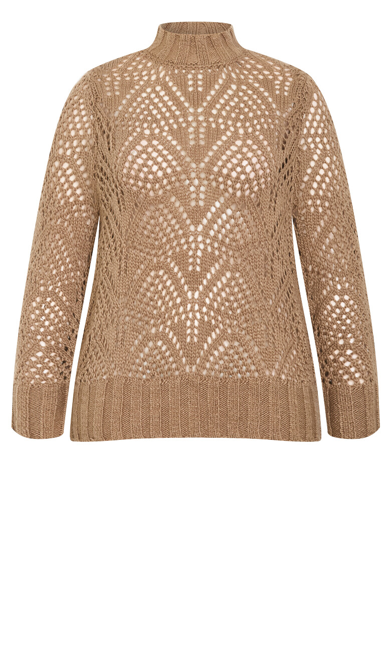 Beck Wool Blend Jumper - mushroom