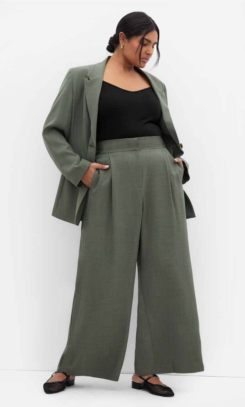 Plus Size Alana Pant - Olive