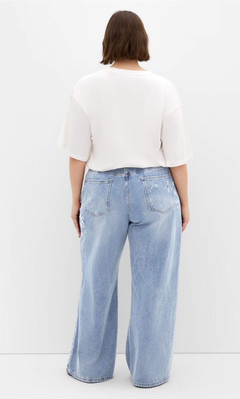 Harley Fit Rodeo Straight Leg Jean - light wash