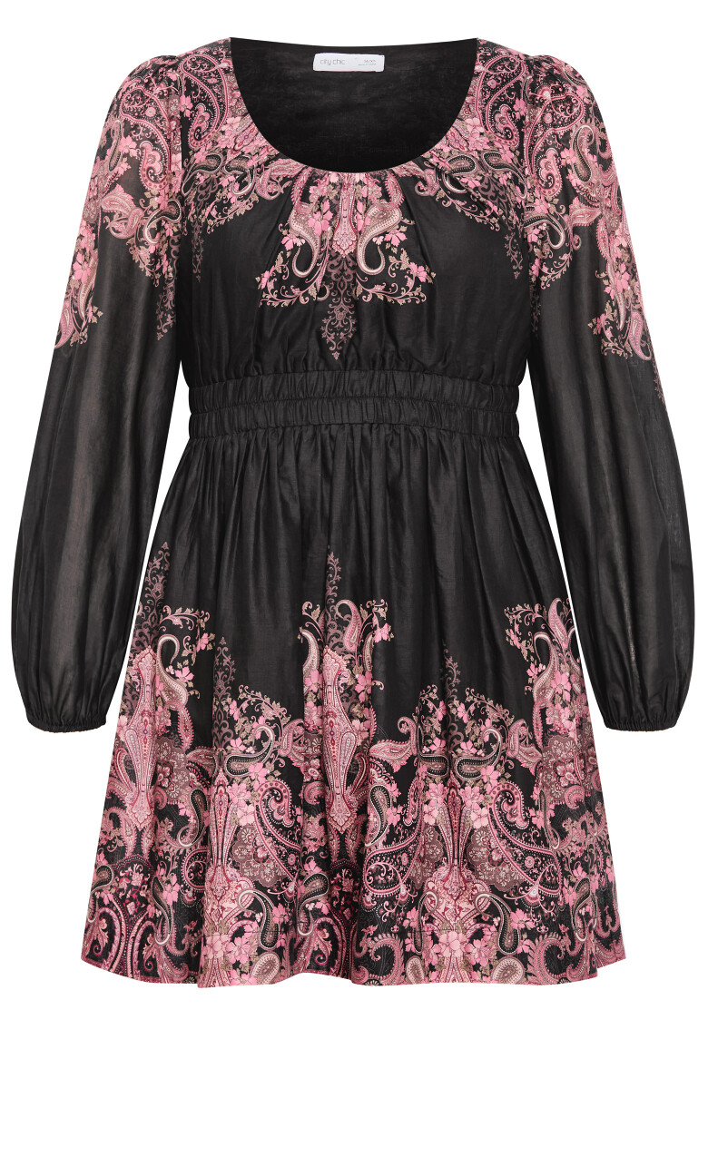 Mavelle Long Sleeve Dress - black