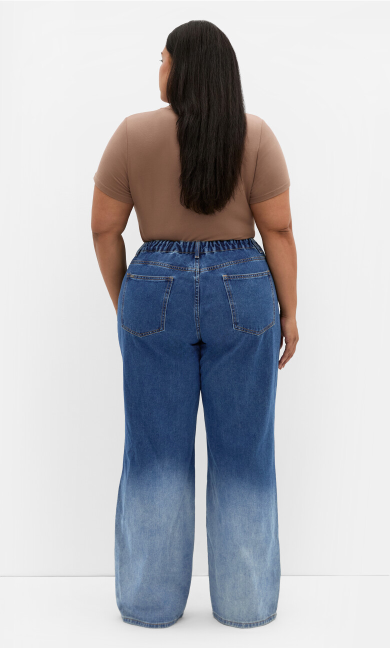 Harley Fit Ombre Wash Jean - blue wash