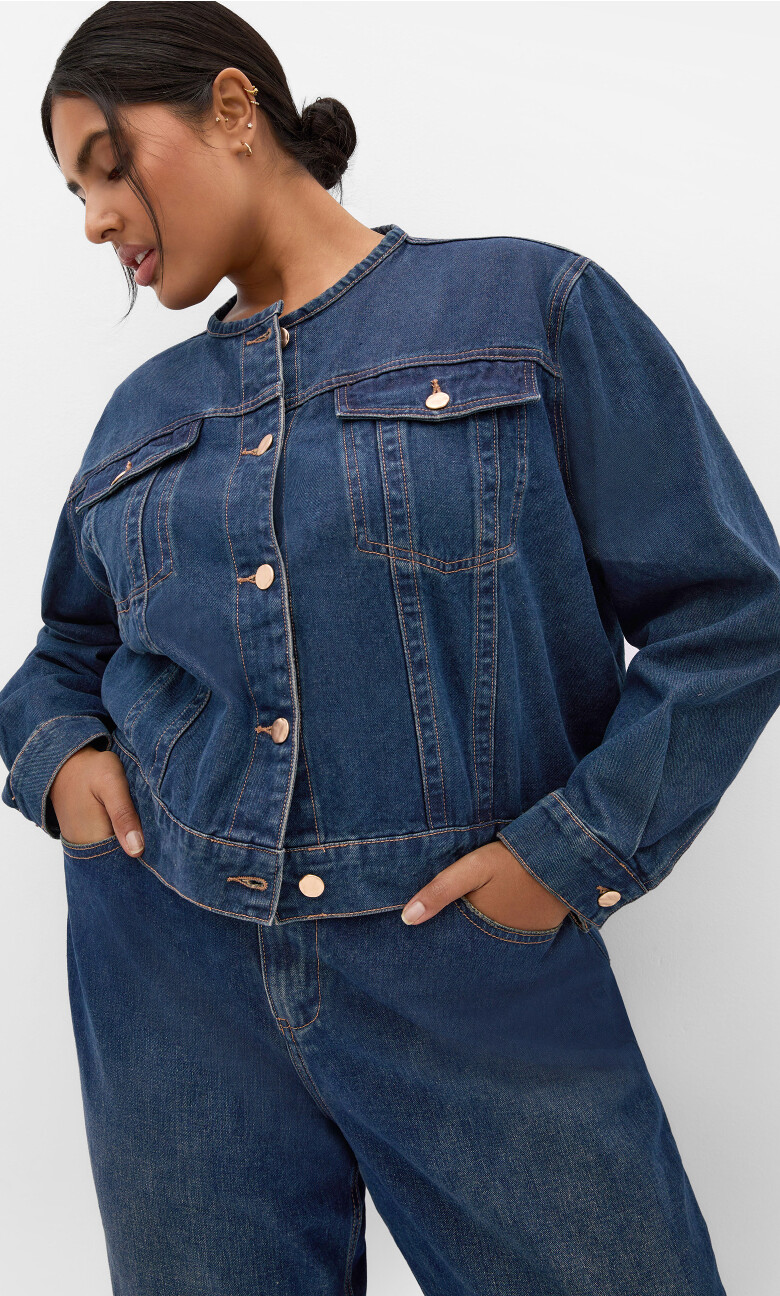 Talia Denim Jacket - dark wash