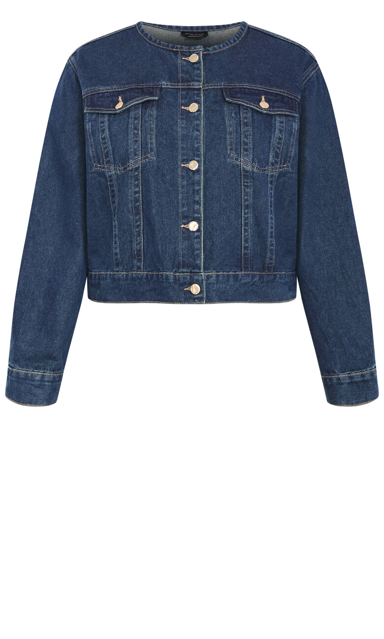 Talia Denim Jacket - dark wash