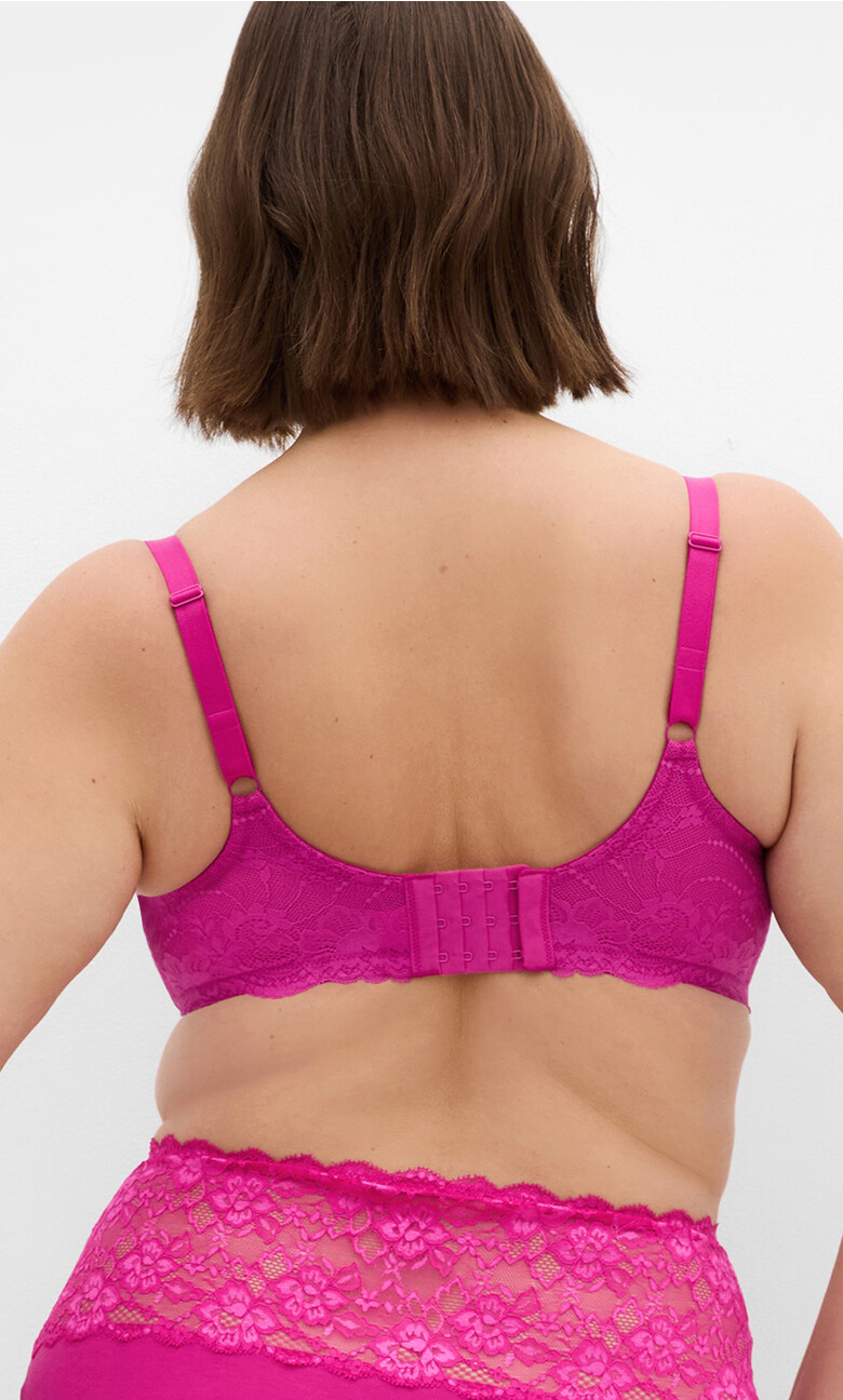 Hailey Demi T-Shirt Bra - cyclamen