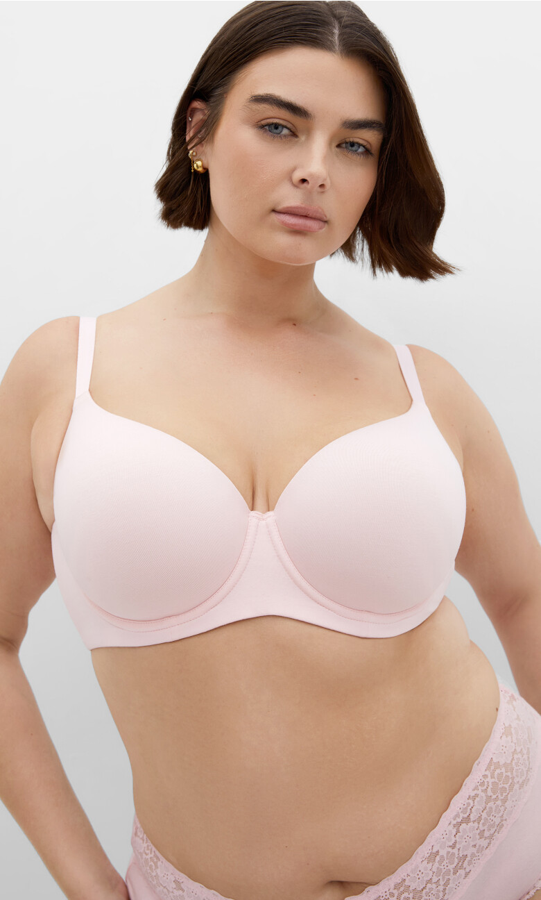 Smooth & Chic T-Shirt Bra - pink icing
