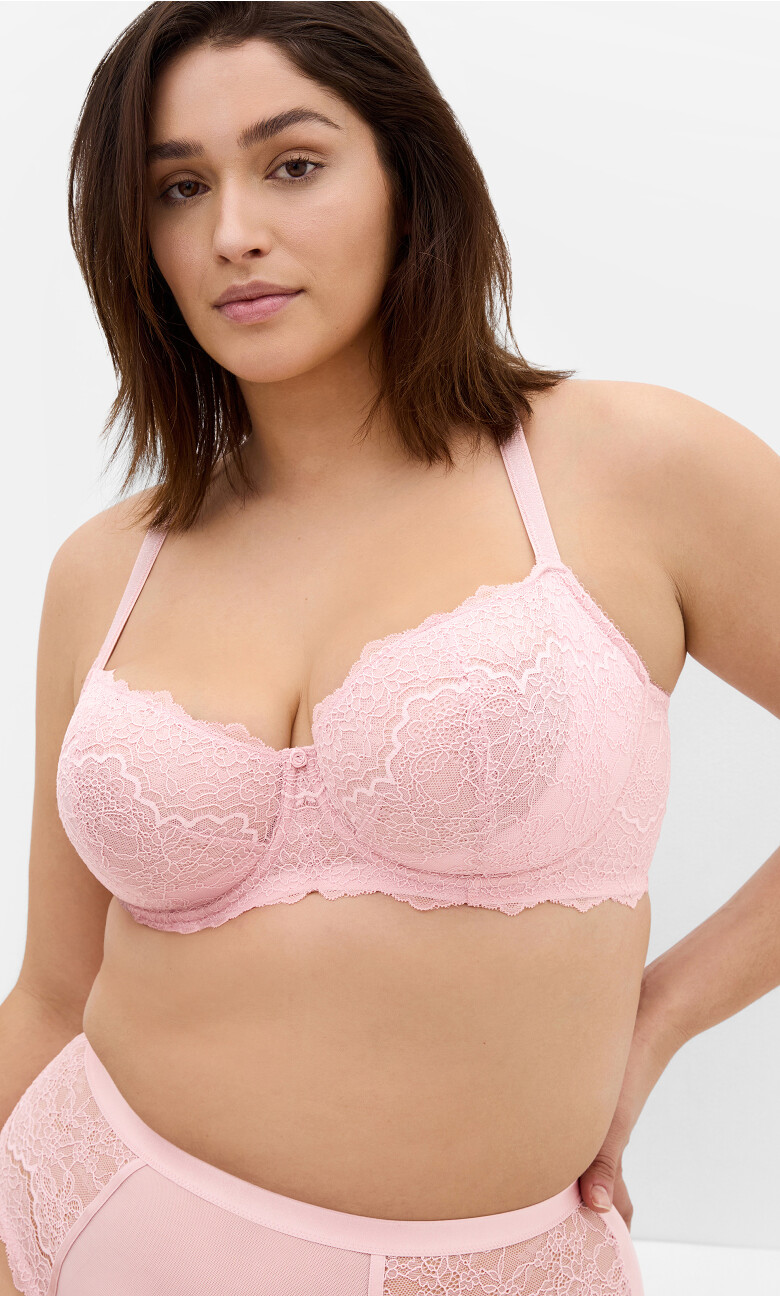 Demi Balconette Underwire Bra - cloud pink