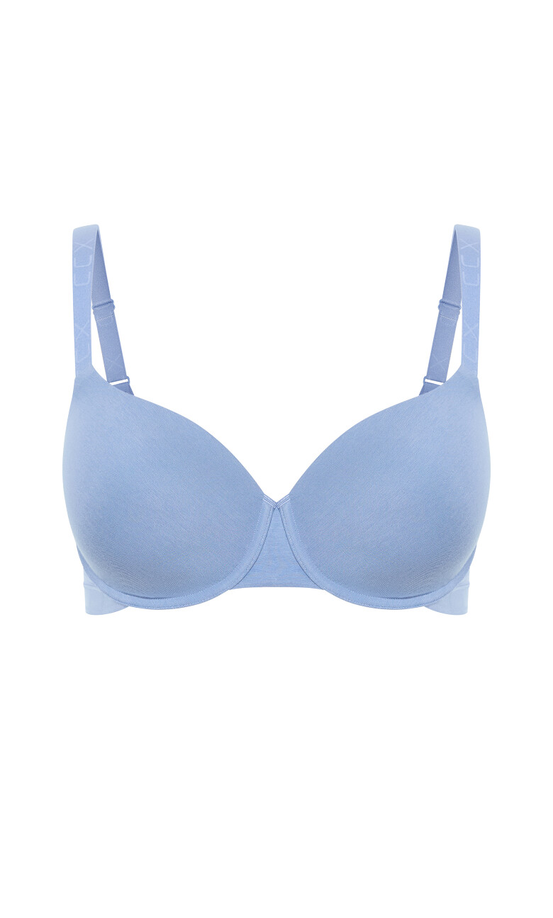 Signature T-Shirt Bra - storm blue