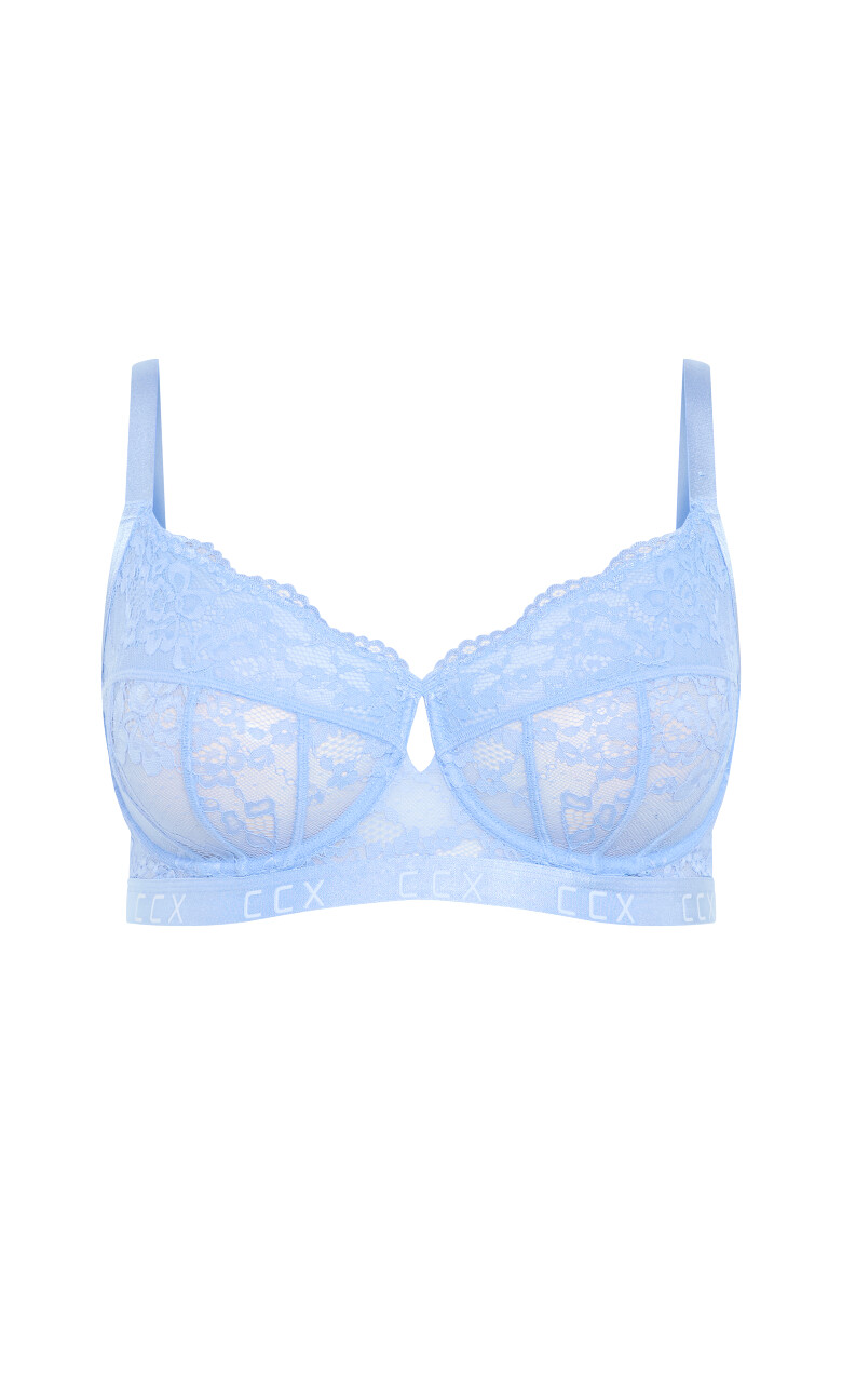 Signature Underwire Bra - angel blue