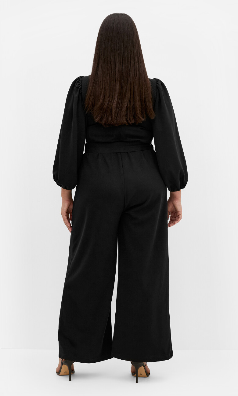 Tahlia Wide Leg Jumpsuit - black