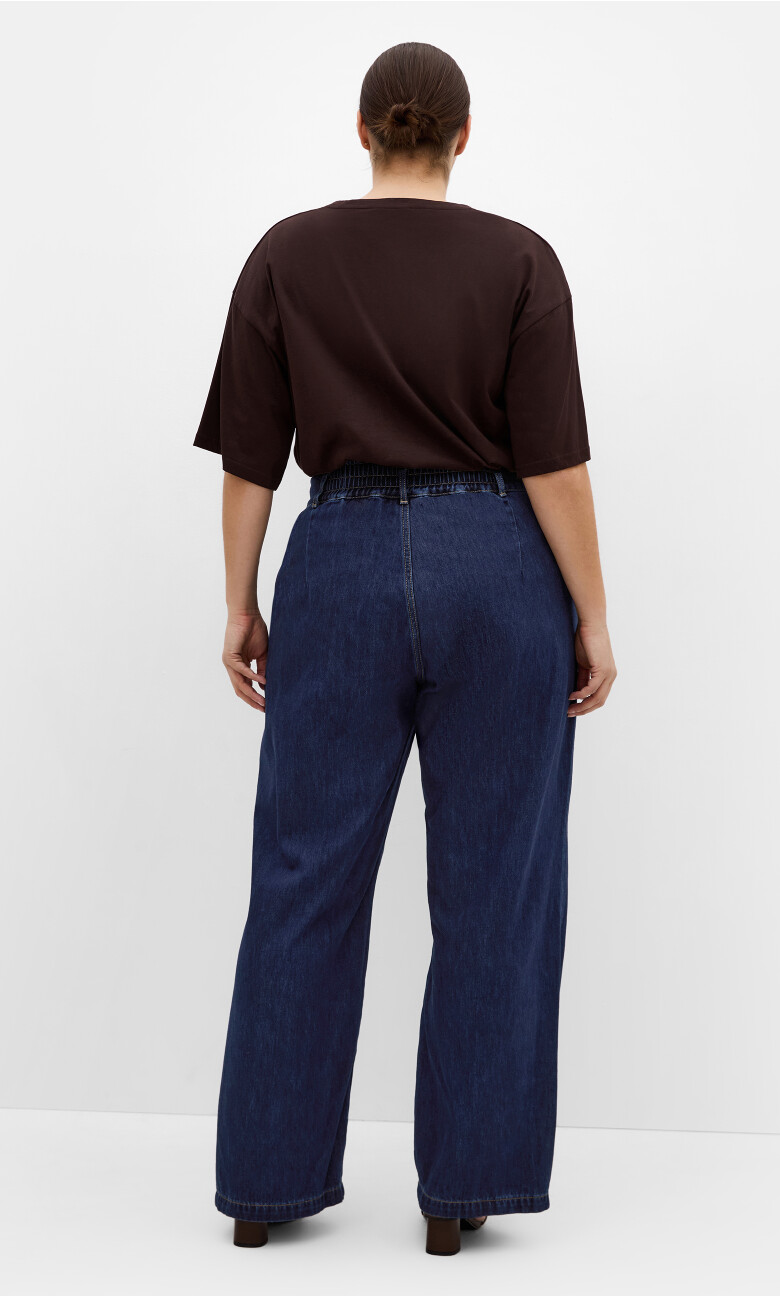 Harley Fit Corset Waist Jean - dark wash