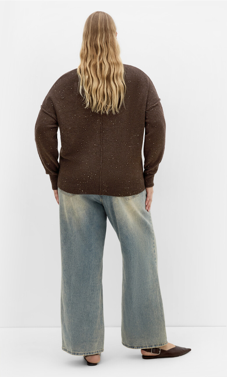 Lottie Knit Jumper - chocolate