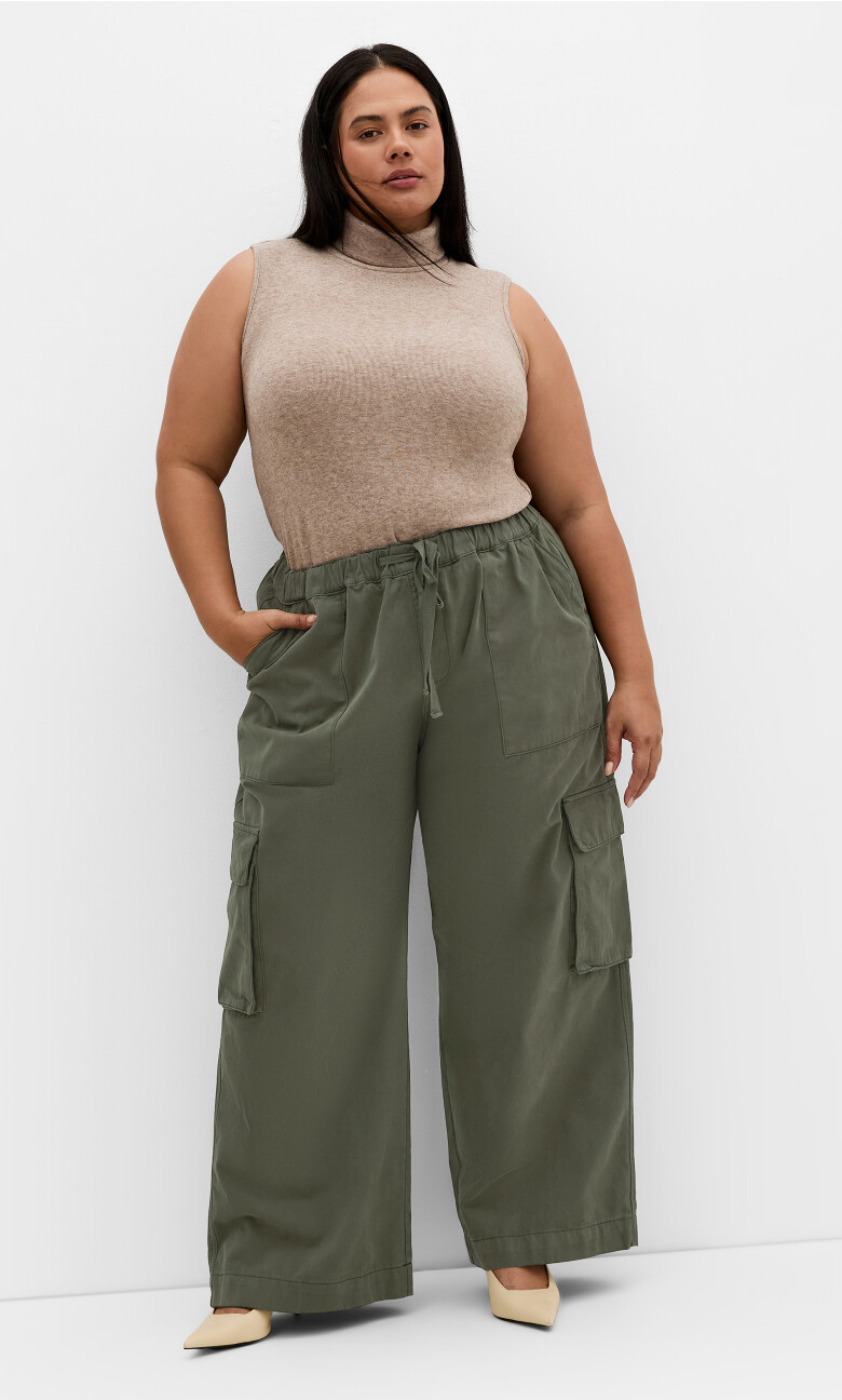 Plus Size Cargo Milly - Khaki