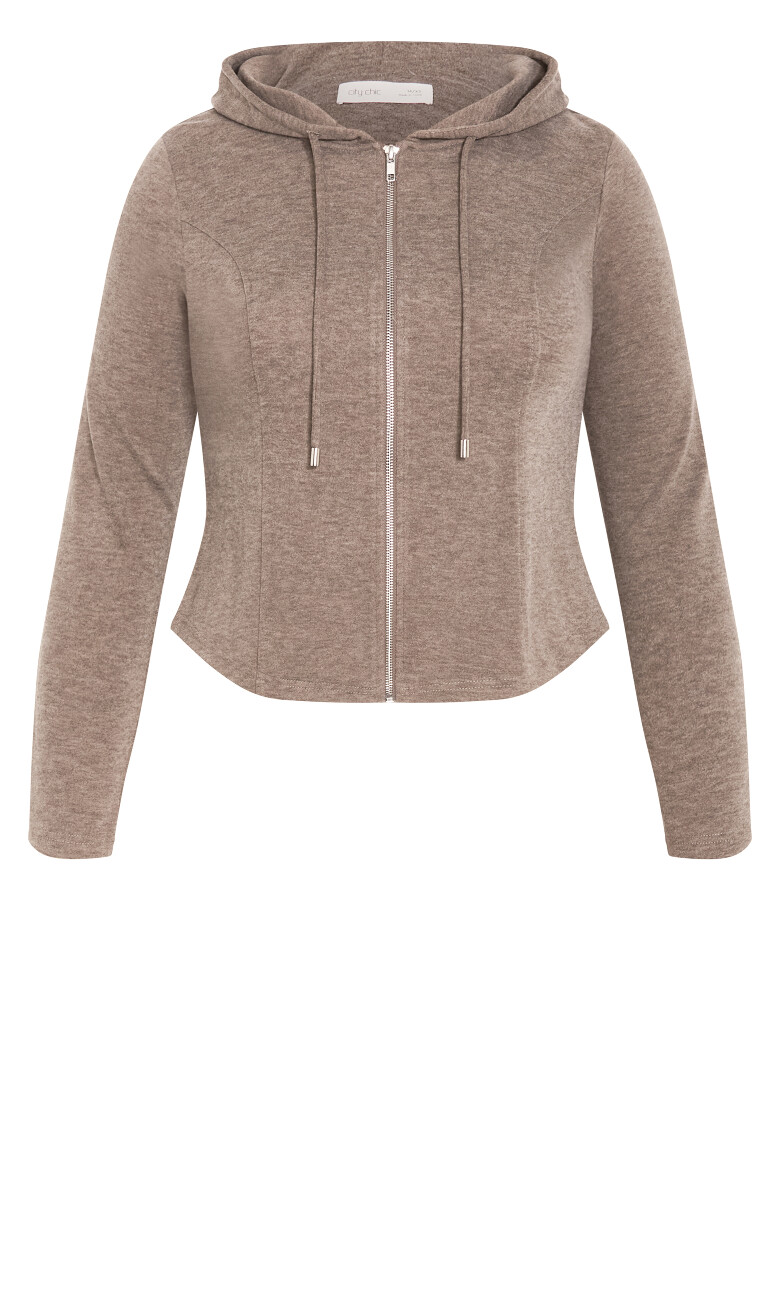Halle Zip Jacket - walnut