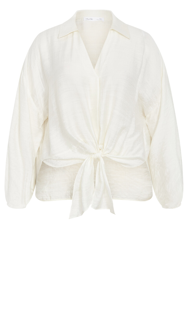 Rosie Long Sleeve Shirt - cream