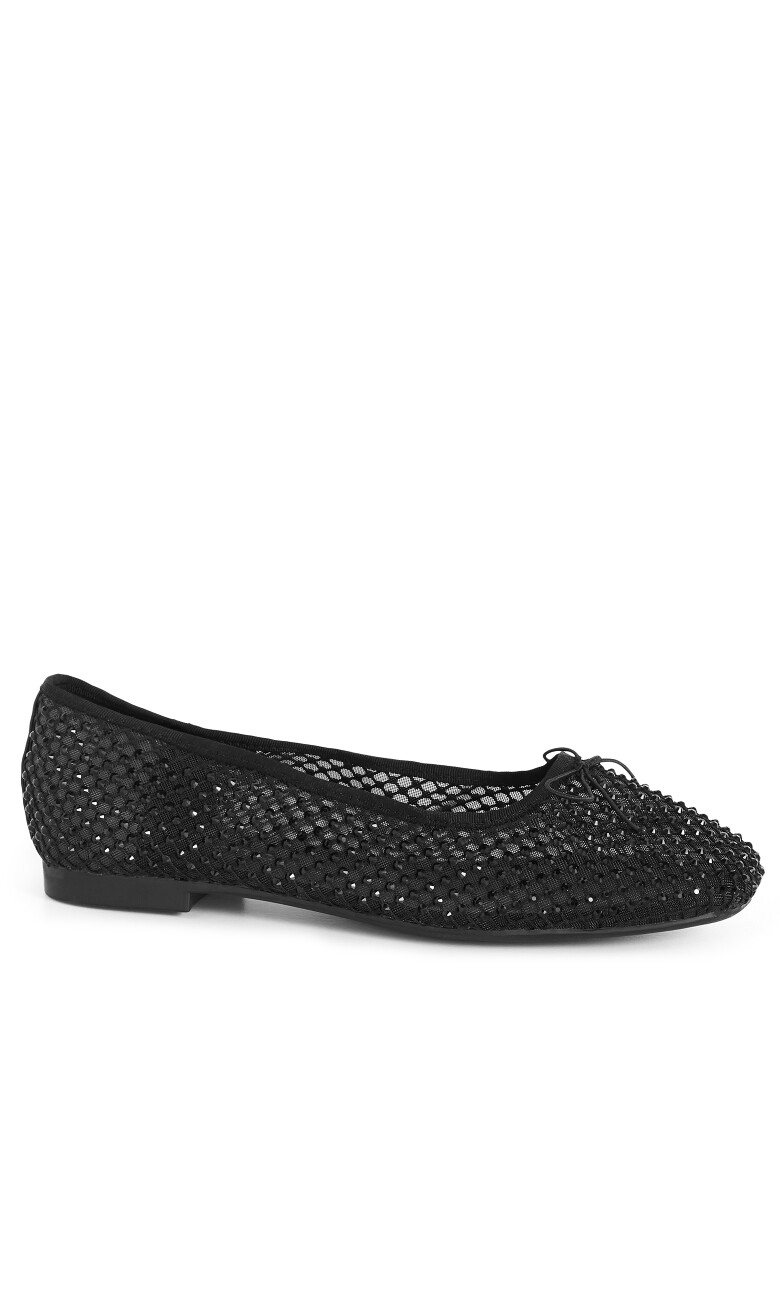 WIDE FIT Blaire Ballet Flat - black