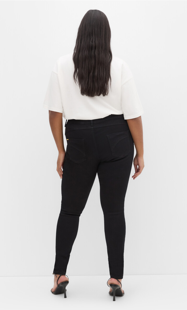 Asha Fit Skinny Regular Jean - black
