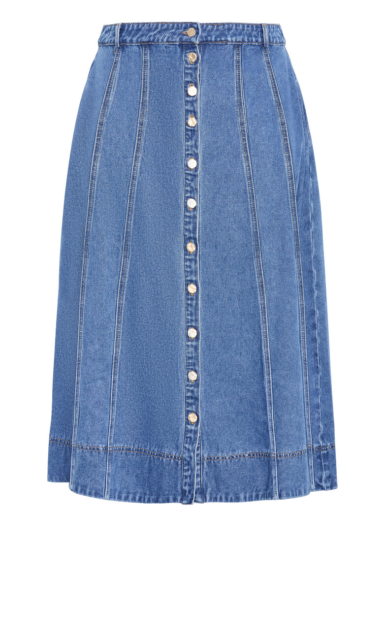 Ariana Denim Skirt - light wash