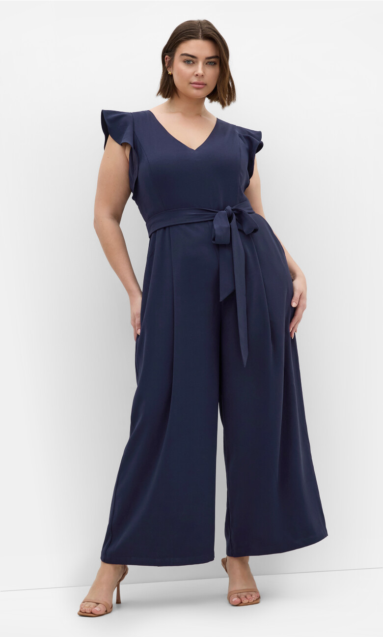 Plus Size JUMPSUIT TANI - Navy