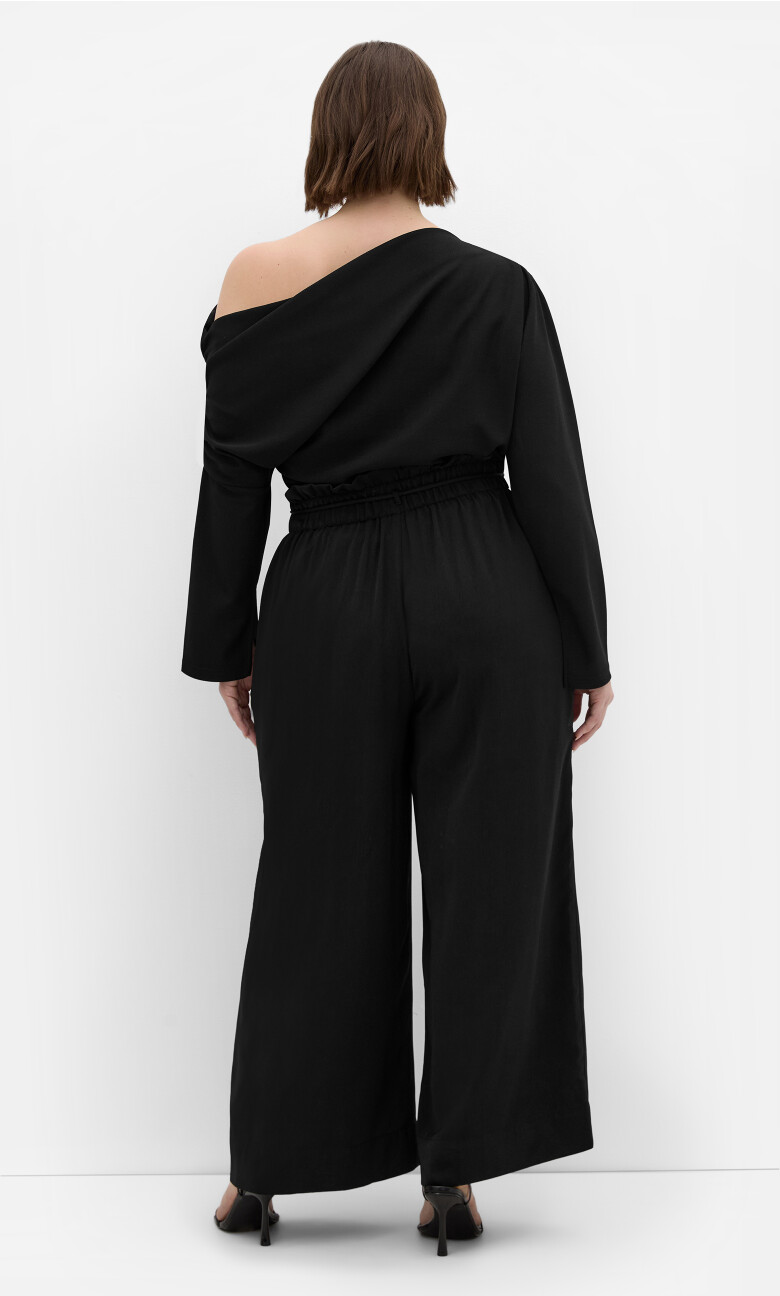 Shania Wide Leg Pant - black