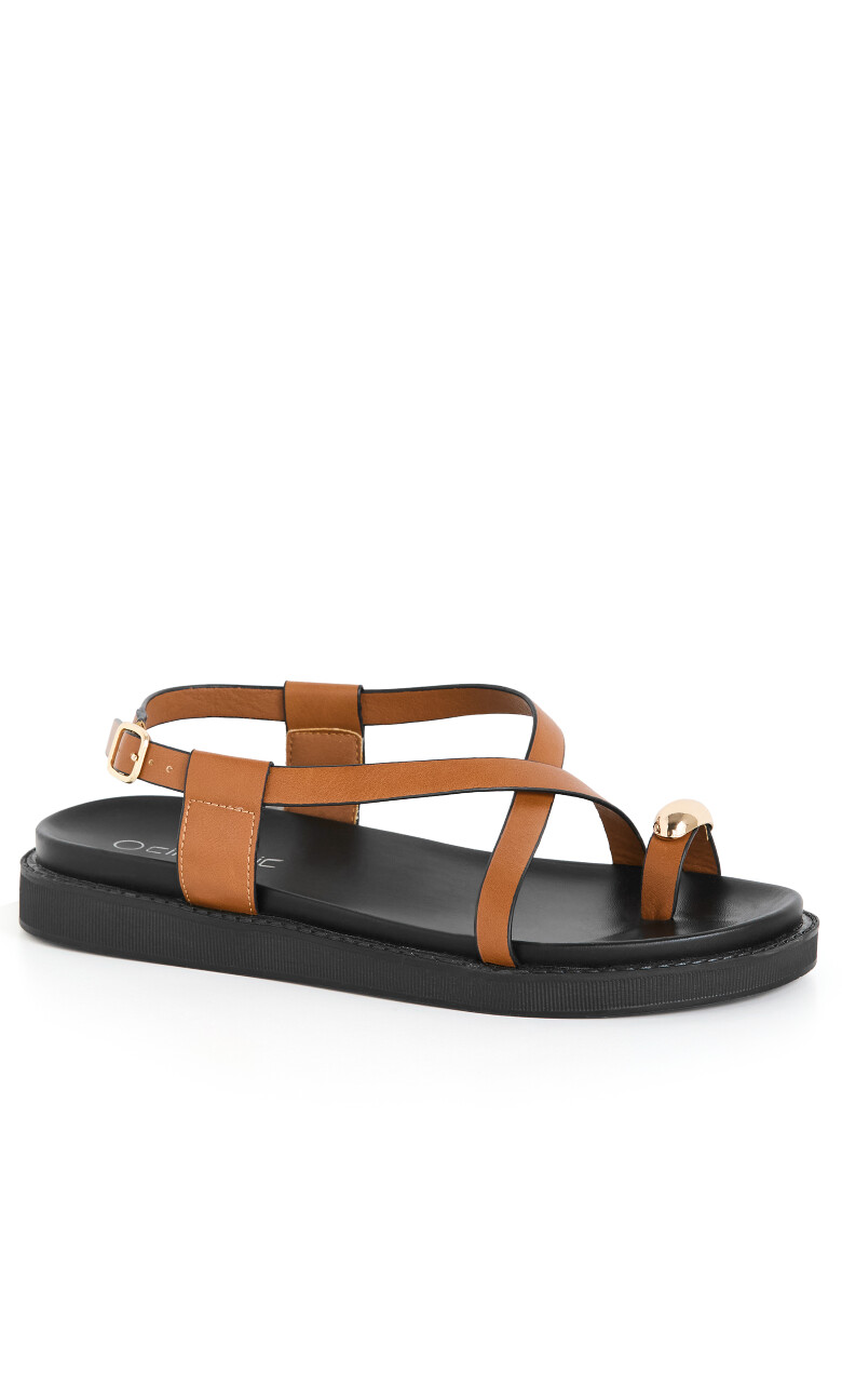 WIDE FIT Chloe Sandal - tan
