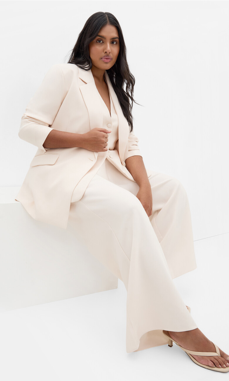Plus Size Tori Pant - cream