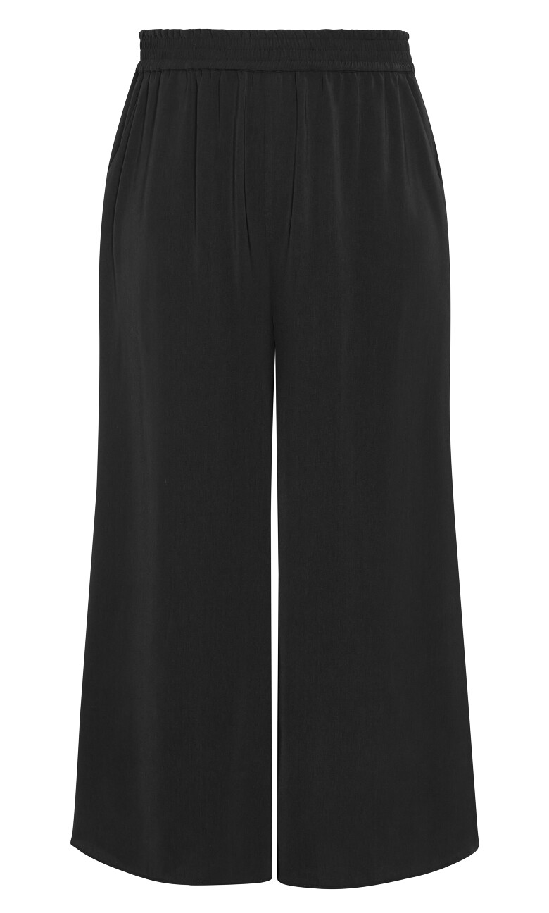 Eliah Wide Leg Pant - black