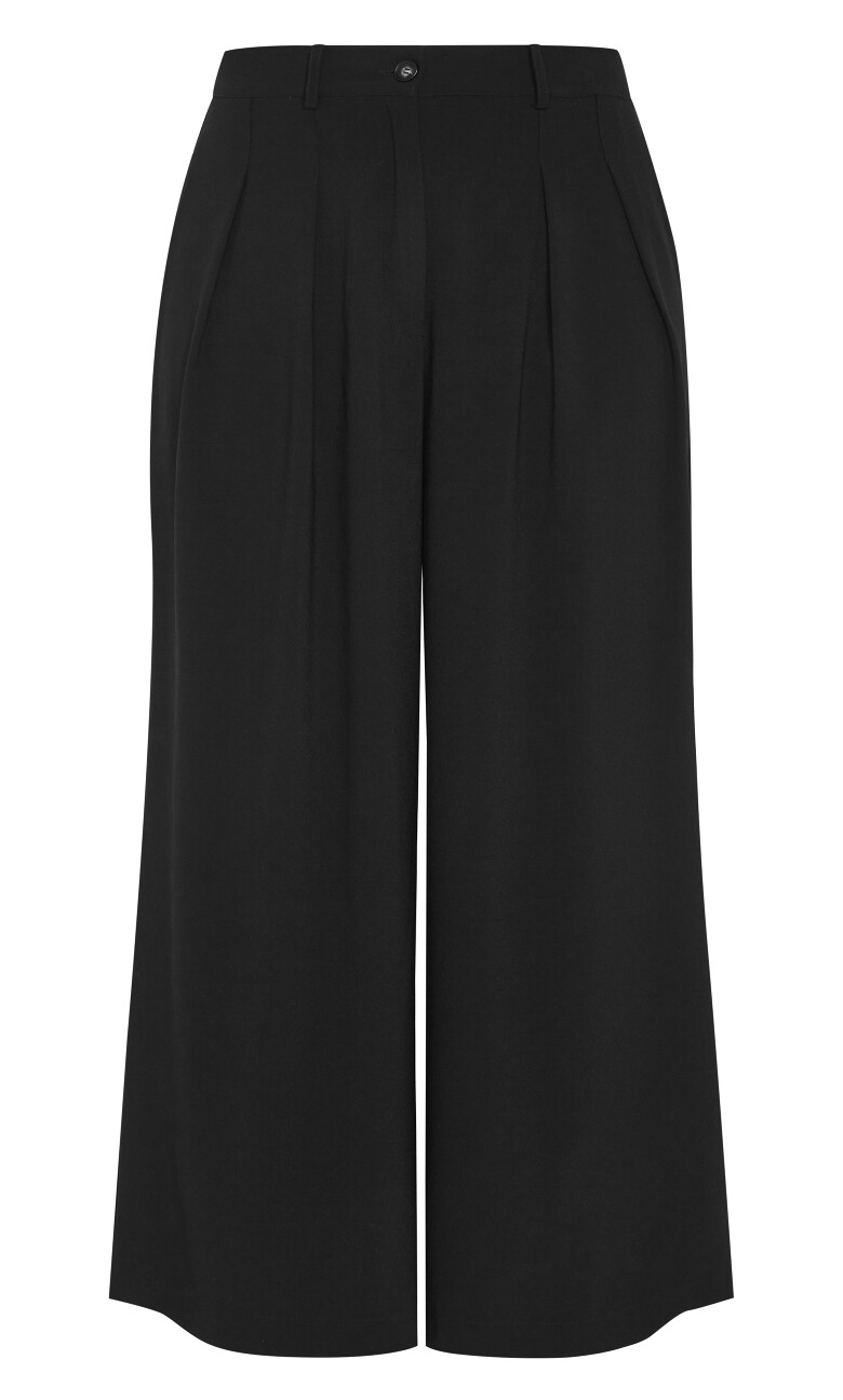 Abbie Wide Leg Pant - black