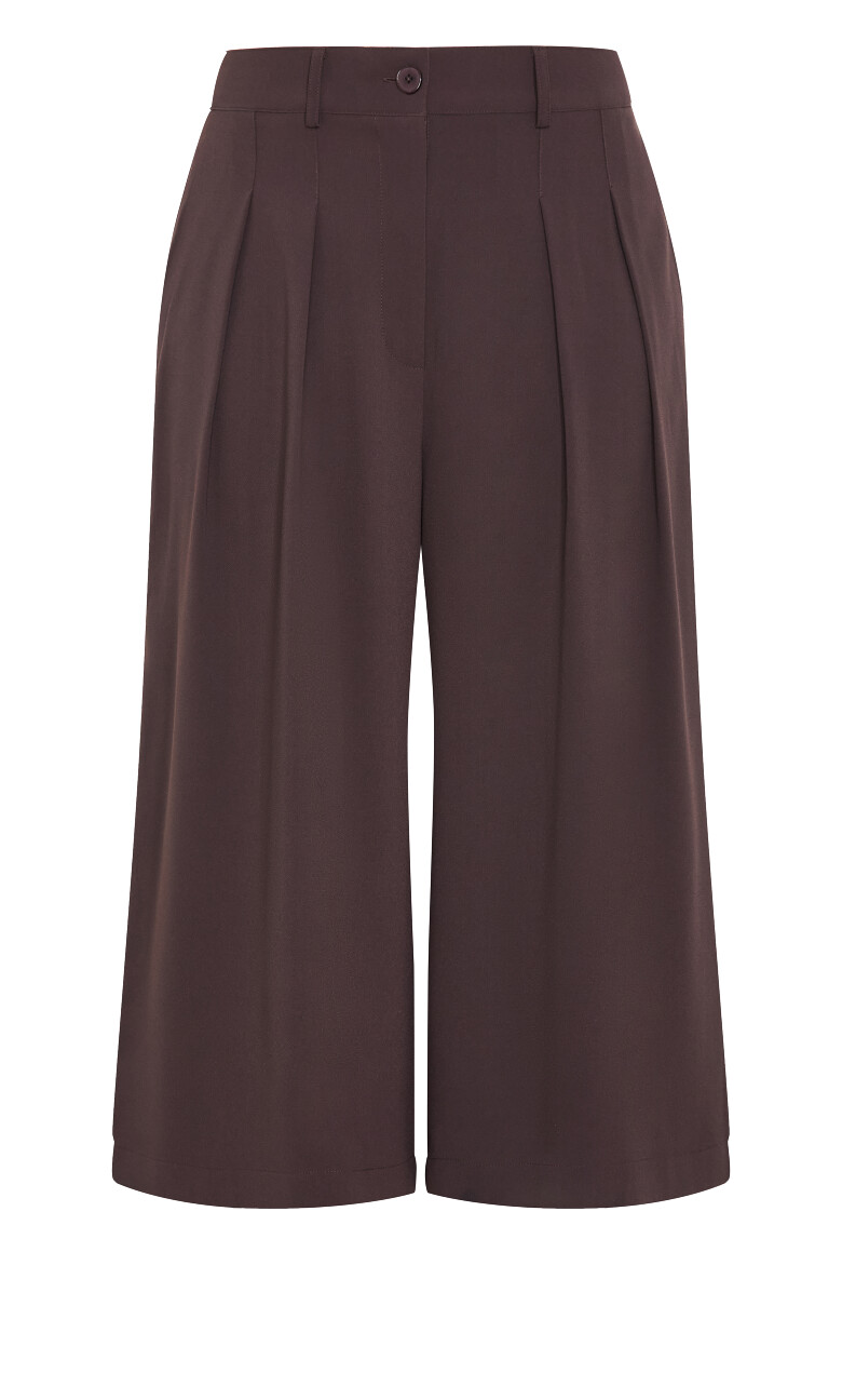 Abbie Crop Pant - chocolate