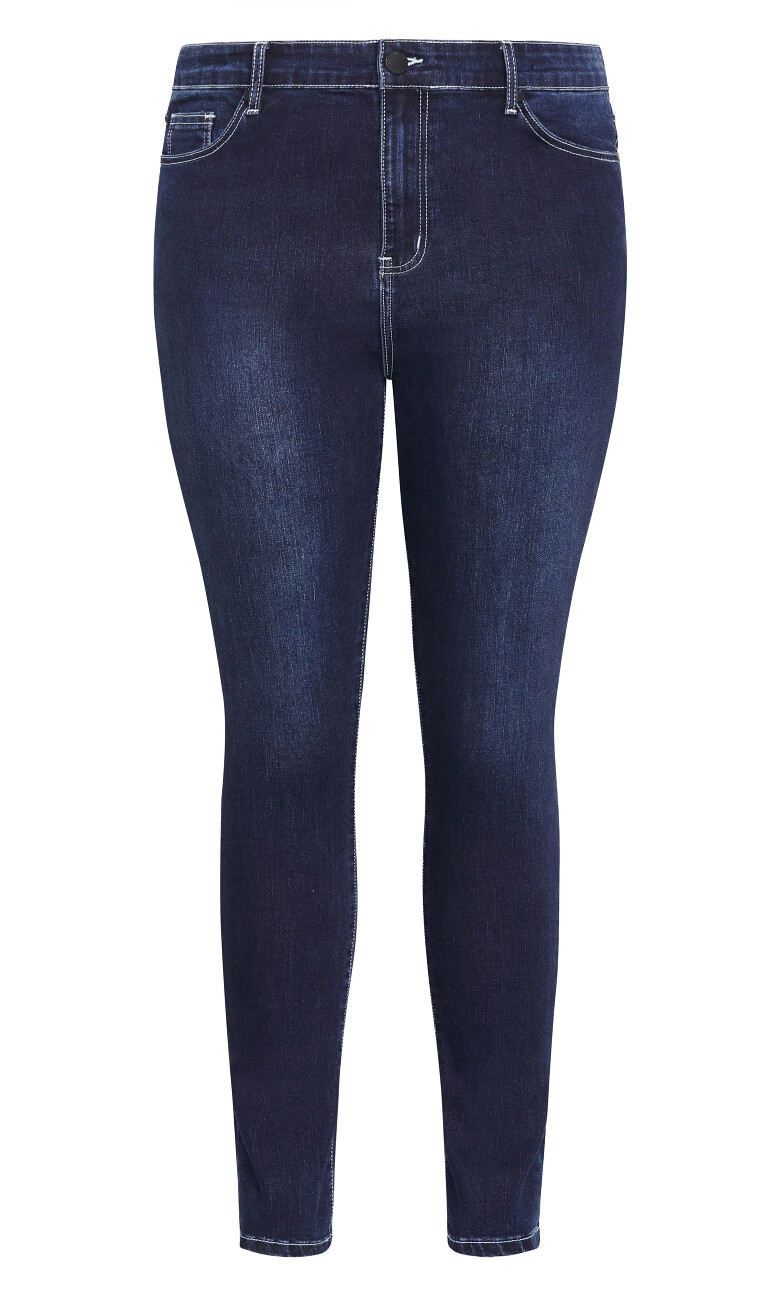 Asha Fit 90's Skinny Jean - dark wash