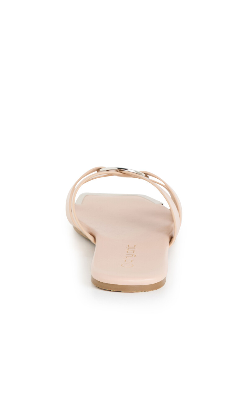 WIDE FIT Jacey Slide - nude